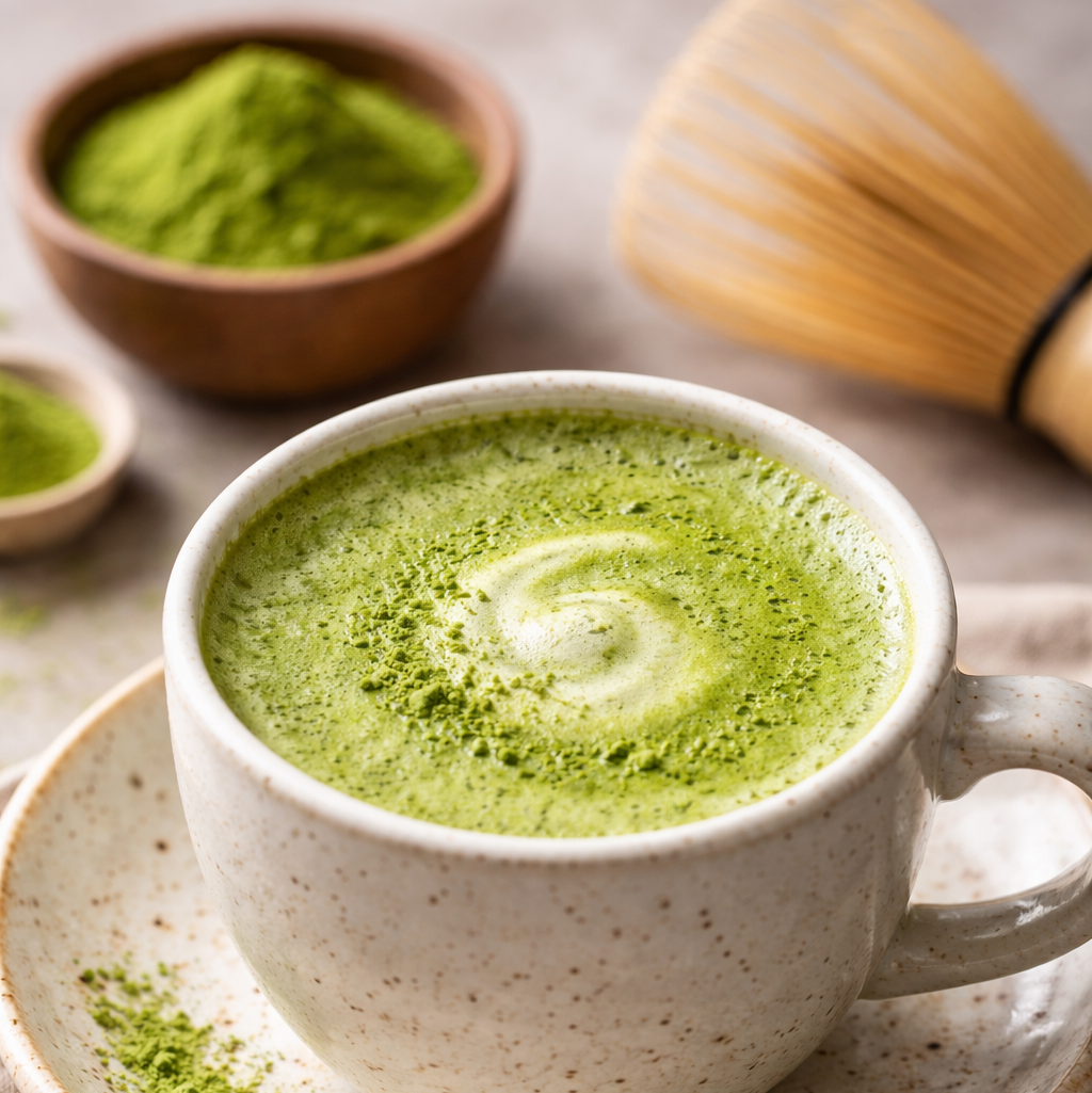 matcha té verde en polvo